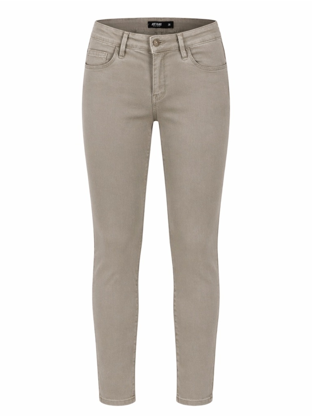 Just Black Khaki Slim Jeans Size 28 High Rise Stretch